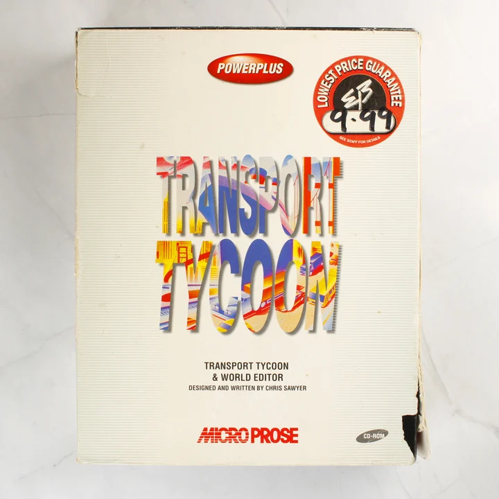 Transport Tycoon & World Editor nagy dobozos PC játék elölnézete