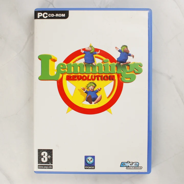 Lemmings Revolution PC játék borítója