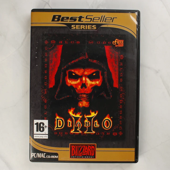 Diablo II Best Seller Series PC játék tokjának előlapja