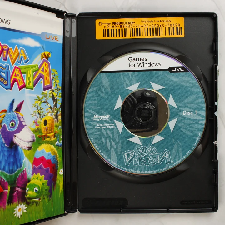 Viva Piñata PC lemez és kód Viva Piñata nyitott tok és lemez