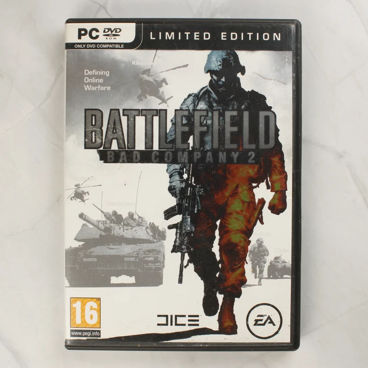 Battlefield Bad Company 2 PC borító Battlefield Bad Company 2 Limited Edition PC játék borítója