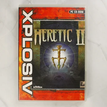 Heretic II PC videójáték előlapja Xplosiv kiadásban