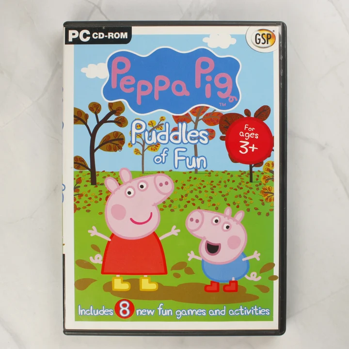 Peppa Pig Puddles of Fun PC borító Peppa Pig Puddles of Fun PC játék első borítója