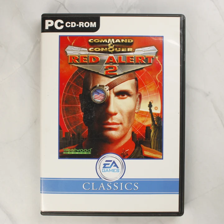 Command & Conquer Red Alert 2 PC előlap Command & Conquer Red Alert 2 PC játék elölnézete