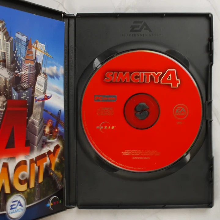 SimCity 4 PC lemez SimCity 4 PC lemez a tokban