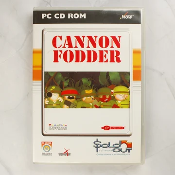 Cannon Fodder PC játék borítója