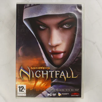 A Guild Wars Nightfall PC játék előlapja