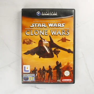Star Wars: The Clone Wars Nintendo GameCube játék elölnézete