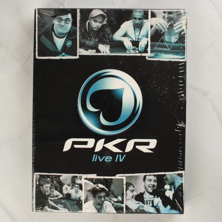 PKR Live IV DVD előlap PKR Live IV DVD-gyűjtemény előlapja fóliázva