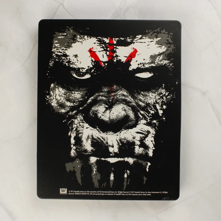 Dawn of the Planet of the Apes Steelbook hátlap