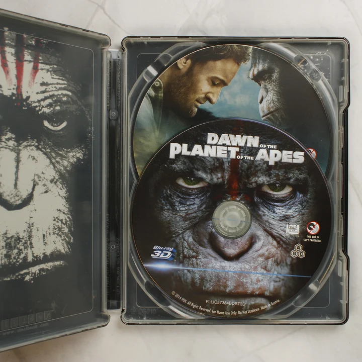 Dawn of the Planet of the Apes Steelbook belső nézet