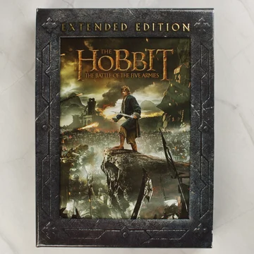 The Hobbit: The Battle of the Five Armies Extended Edition DVD díszdoboz elölnézete