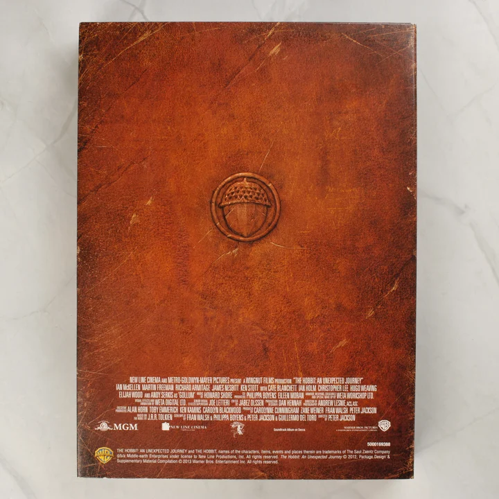 The Hobbit DVD hátoldal The Hobbit DVD kiadvány hátoldala stáblistával