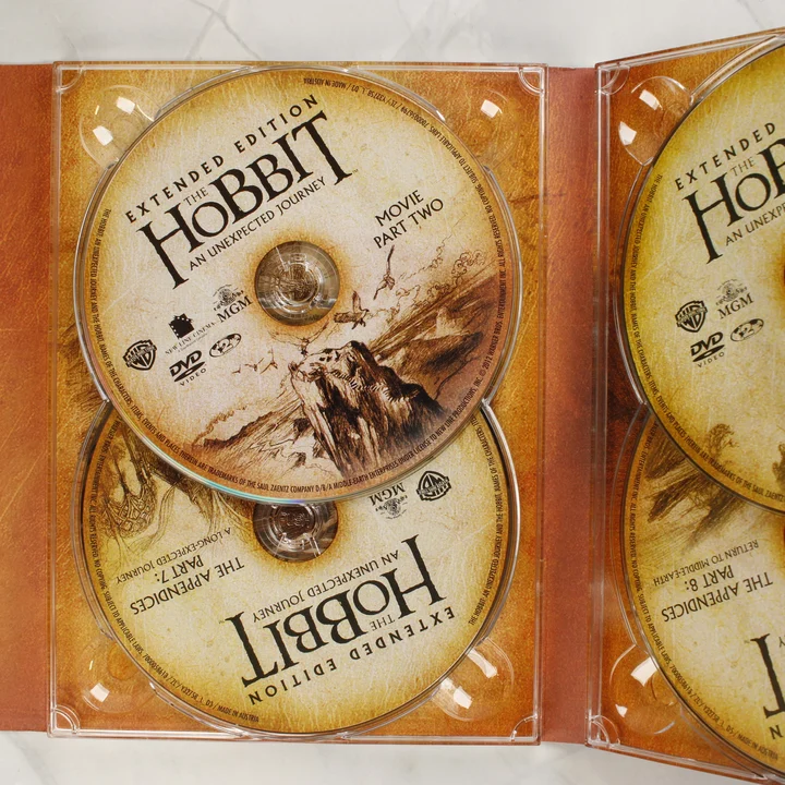 The Hobbit extra lemezek The Hobbit extra lemezek a gyűjtői tokban