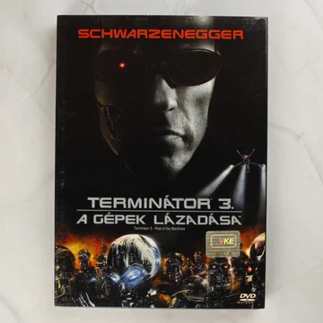 Terminátor 3. - A gépek lázadása DVD külső kartontok elölnézete