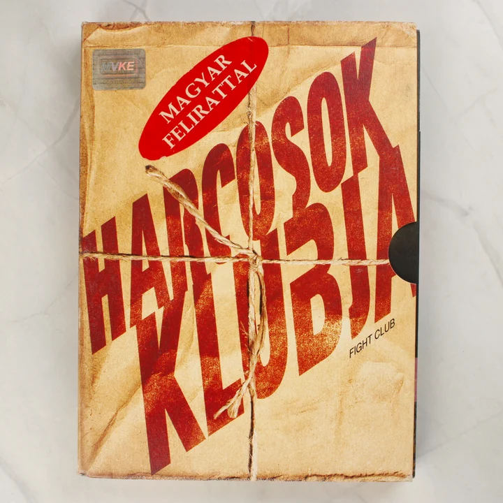 Harcosok klubja DVD előlap Harcosok klubja DVD papírtokos előlapja