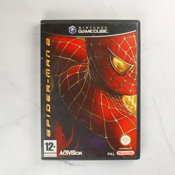 Spider-Man 2 Nintendo GameCube játék tokjának előlapja
