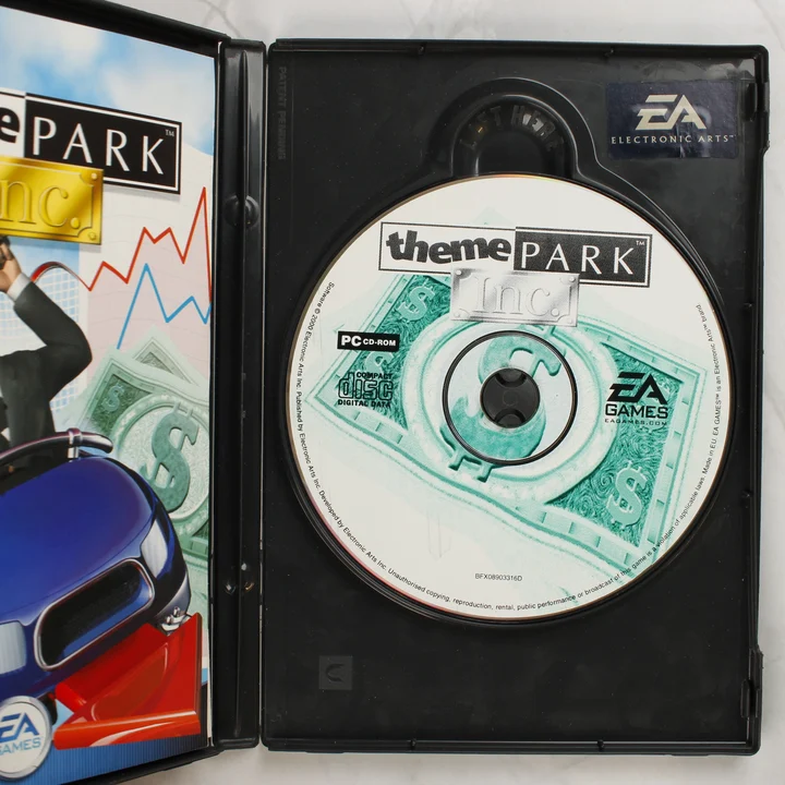 Theme Park Inc. CD-ROM a tokban
