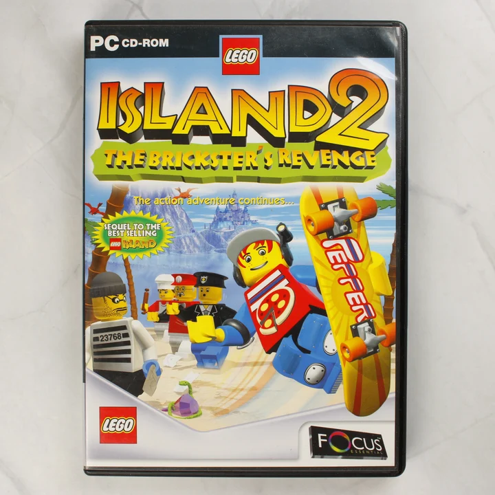 LEGO Island 2 PC borító LEGO Island 2 The Brickster's Revenge PC játék borítója
