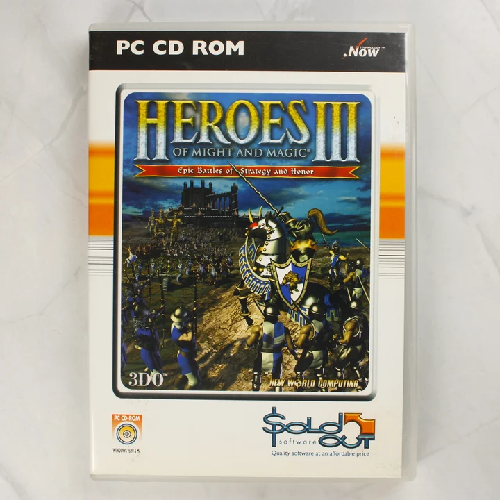 Heroes of Might and Magic III előlap Heroes of Might and Magic III PC játék előlapja