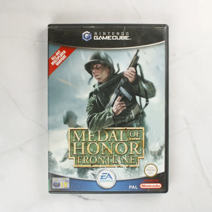 Medal of Honor Frontline GameCube játék elölnézete