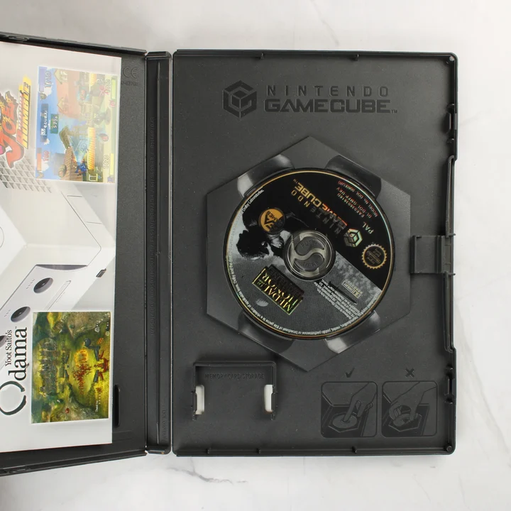 Medal of Honor Frontline GameCube nyitott tok és lemez