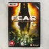 A F.E.A.R. videójáték PC-s kiadásának előlapja fekete tokban.
