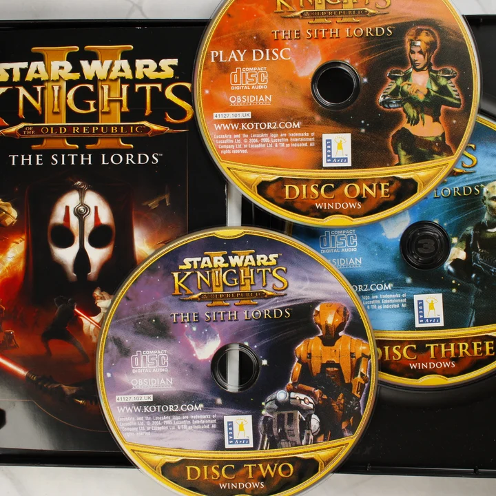 Star Wars Knights of the Old Republic II lemezek és kézikönyv