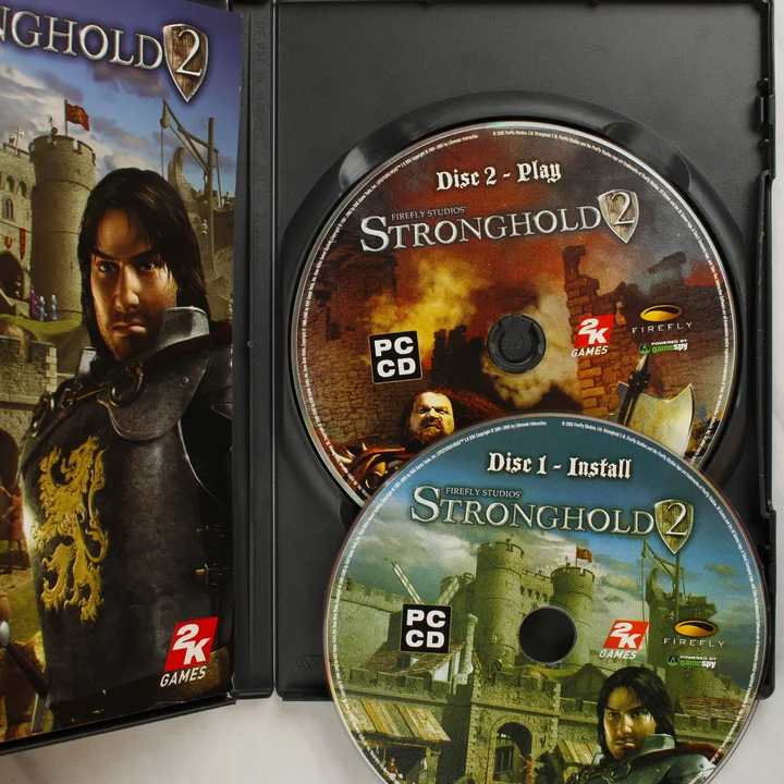 Stronghold 2 PC lemezek és kézikönyv