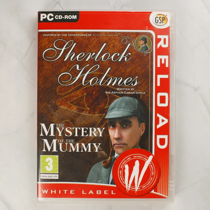 Sherlock Holmes: The Mystery of the Mummy PC borító Sherlock Holmes: The Mystery of the Mummy PC játék borítója
