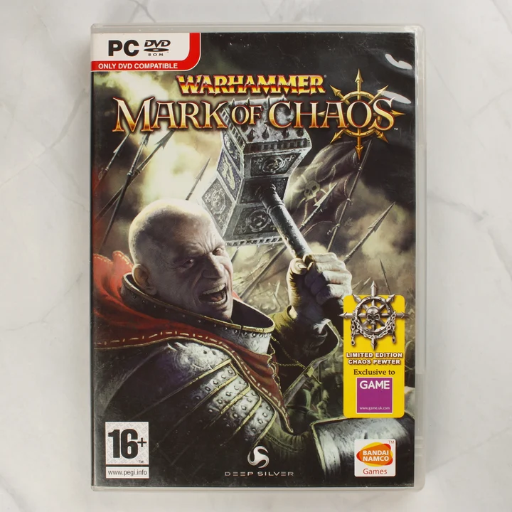 Warhammer Mark of Chaos PC előlap Warhammer: Mark of Chaos PC játék előlapja