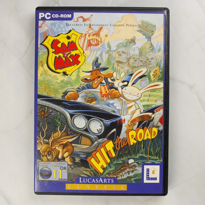 Sam & Max Hit the Road PC borító Sam & Max Hit the Road PC játék első borítója