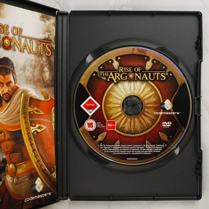 Rise of the Argonauts nyitott tok és lemez