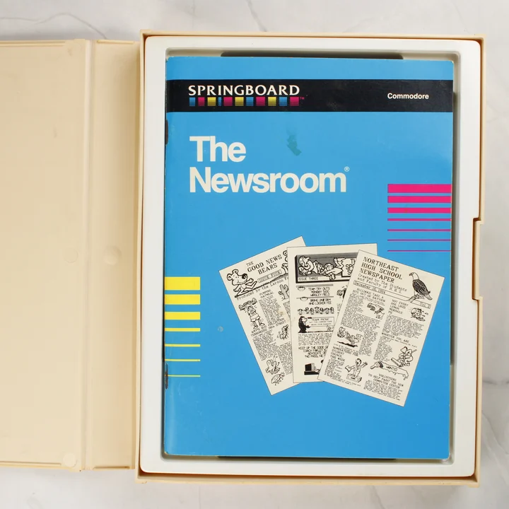 The Newsroom kézikönyv The Newsroom felhasználói kézikönyv Commodore 64-hez