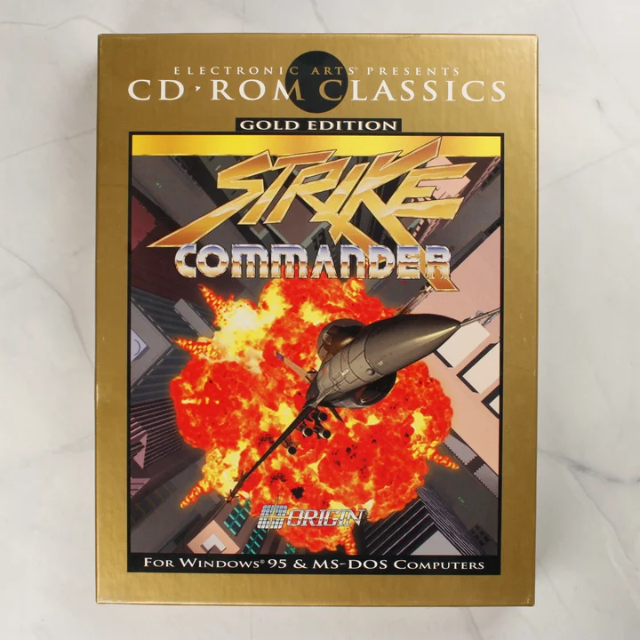 Strike Commander Gold Edition előlap Strike Commander Gold Edition videójáték dobozának előlapja