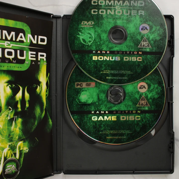 Command & Conquer 3 Kane Edition Lemezek Command & Conquer 3 Tiberium Wars Kane Edition nyitott tok lemezekkel