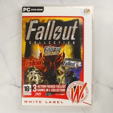 Fallout Collection PC videójáték előlapja a GSP White Label kiadásban