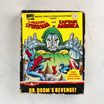 Dr. Doom's Revenge! videójáték dobozának előlapja