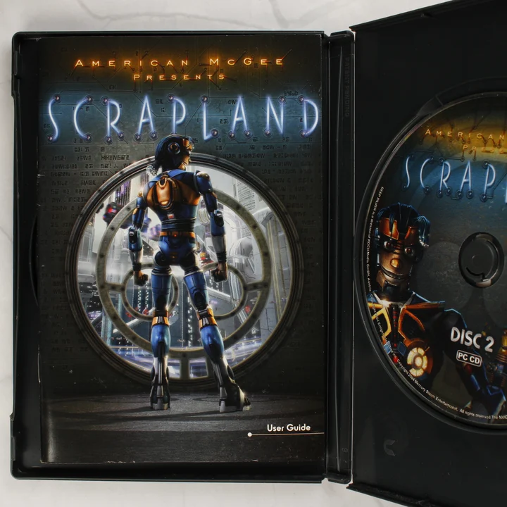 Scrapland PC kézikönyv Scrapland PC játék kézikönyve és a második lemez