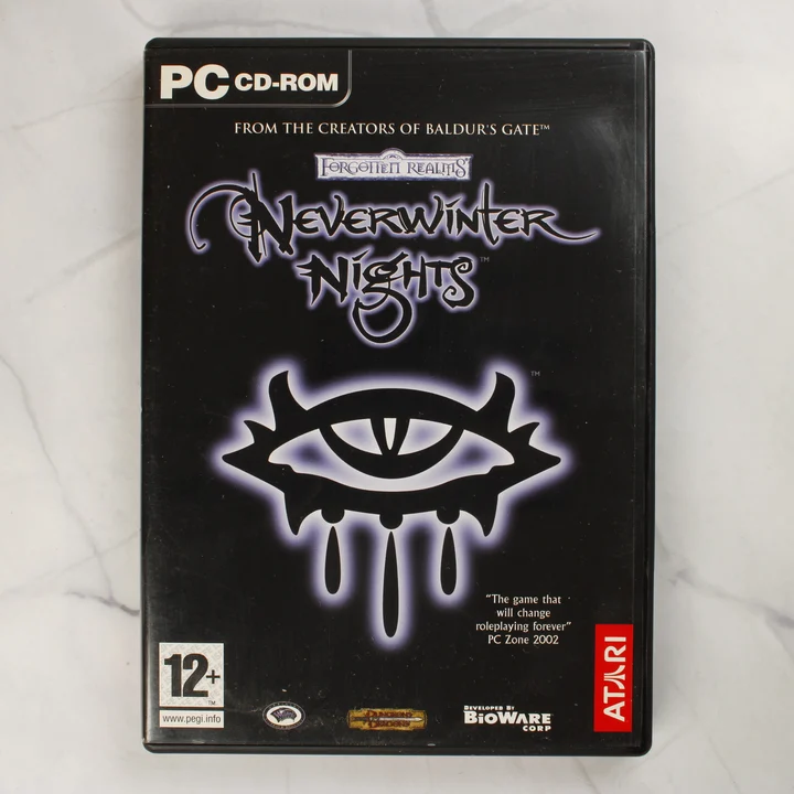 Neverwinter Nights PC borító Neverwinter Nights PC játék borítója