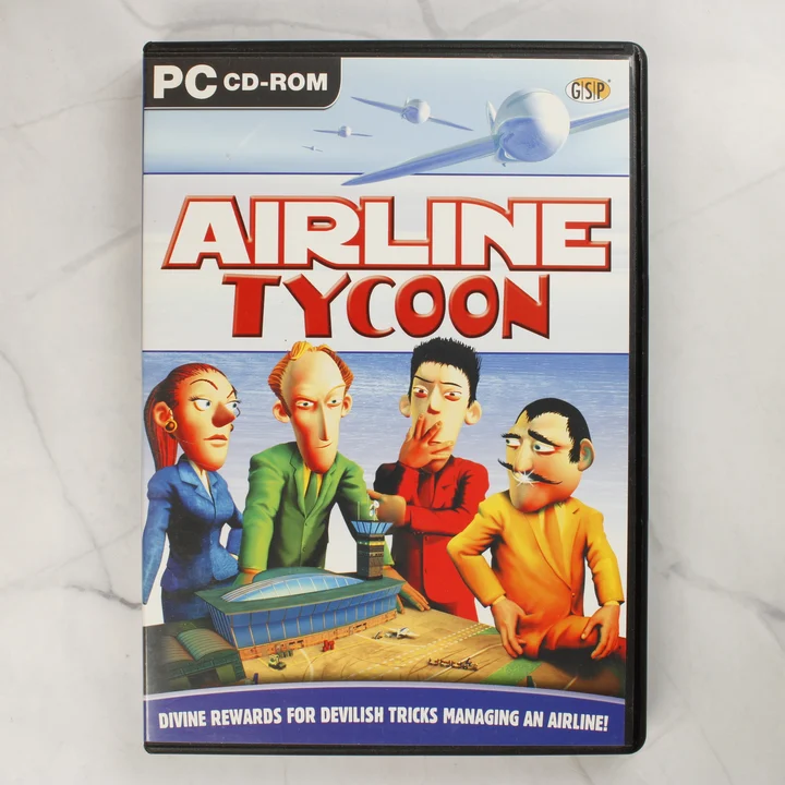 Airline Tycoon PC borító Az Airline Tycoon PC-s videójáték elülső borítója