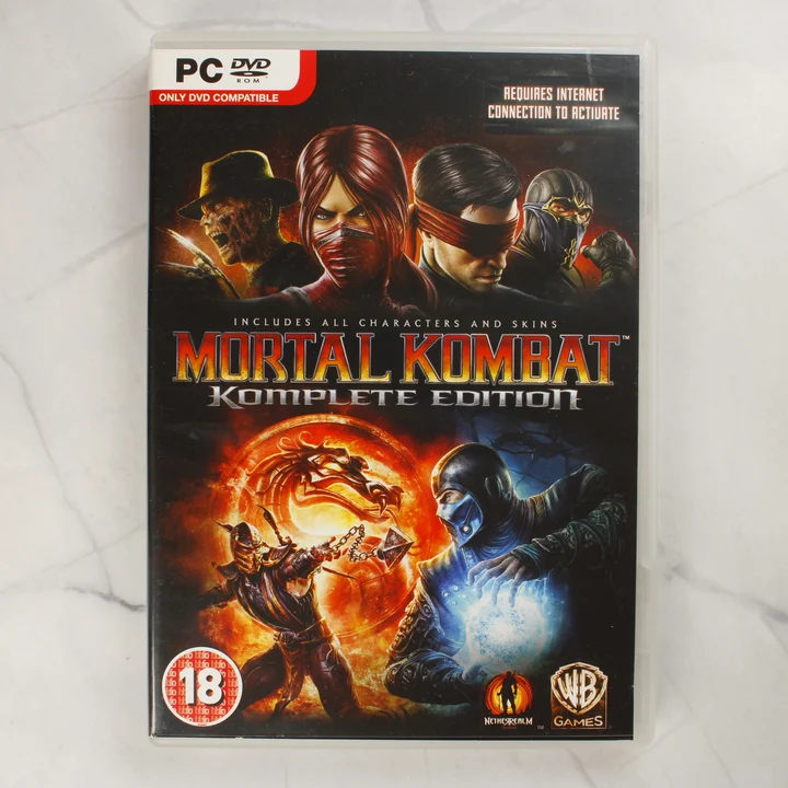 Mortal Kombat Komplete Edition PC előlap Mortal Kombat Komplete Edition PC játék előlapja