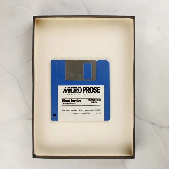 Silent Service floppy Silent Service 3,5 colos floppy lemez