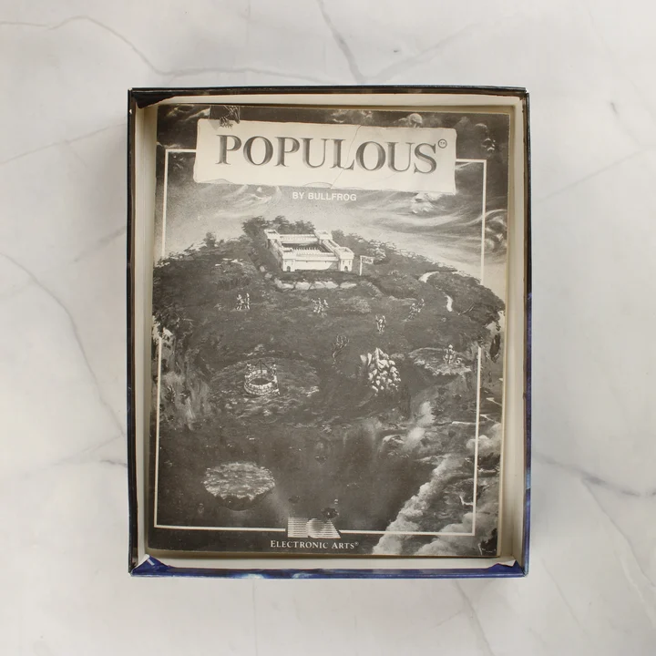 Populous kézikönyv Populous videójáték kézikönyve a dobozban