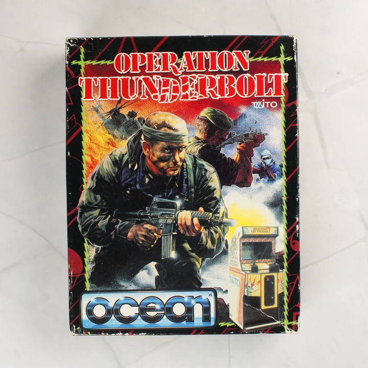 Operation Thunderbolt videójáték dobozának előlapja