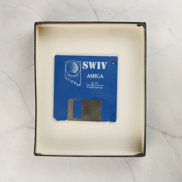 SWIV floppy lemez SWIV kék floppy lemez a dobozban