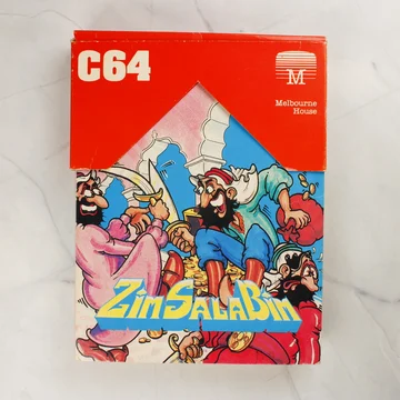 Zim Sala Bim Commodore 64 játék dobozának eleje