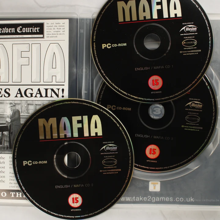 Mafia PC játék lemezek Mafia PC videójáték lemezek