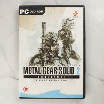 Metal Gear Solid 2 Substance PC játék előlapja
