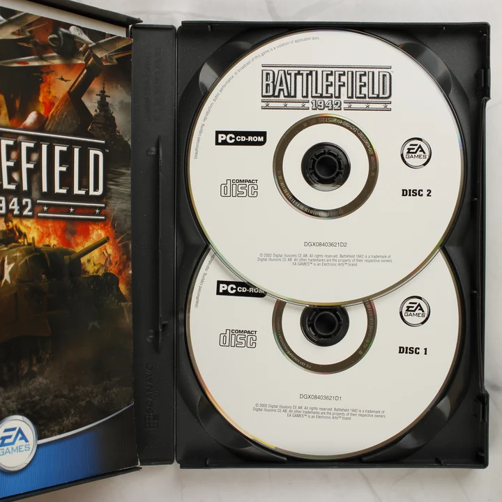 Battlefield 1942 Classics lemezek Battlefield 1942 Classics nyitott tok két CD-vel